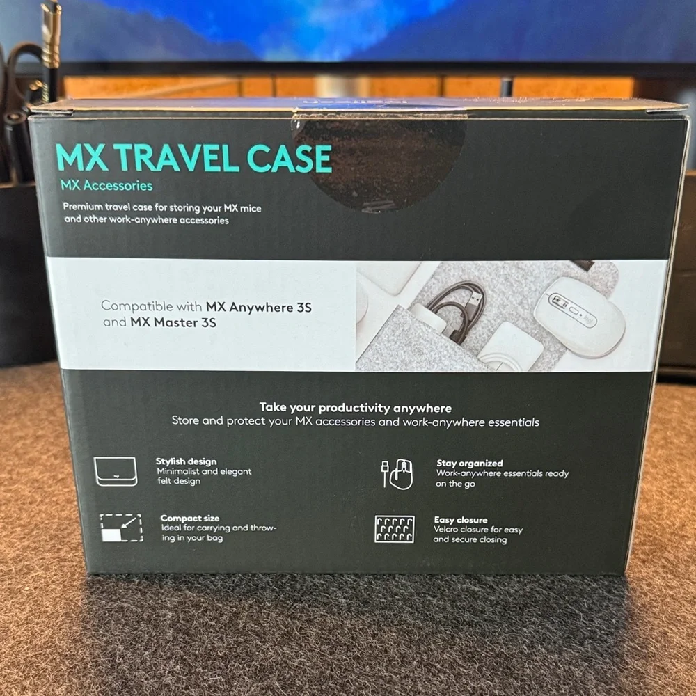 Logitech Silver MX Travel Case